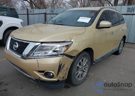 2013 Nissan Pathfinder Sl z USA, uszkodzony, nr VIN 5N1AR2MM5DC606669
